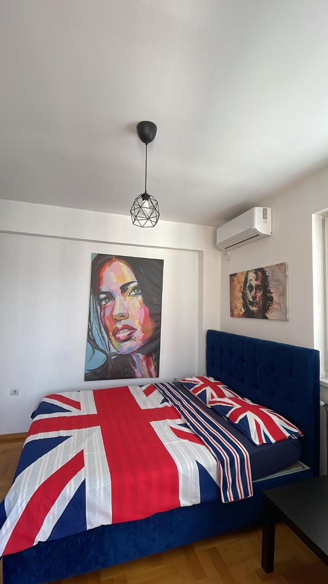 New Modern Rooftop Apartment-Free Private Parking Skopje Exterior photo